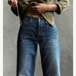 Imogene + Willie Trudie Japanese Selvage Denim High-Rise Tapered Leg Jeans